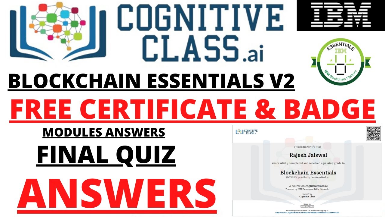 ibm blockchain essentials quiz answers