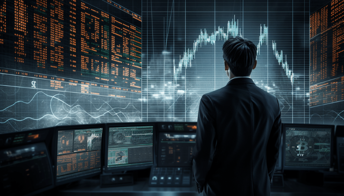 Trader Looking at Charts